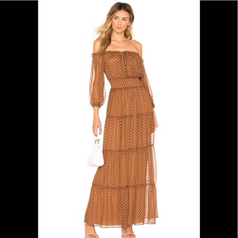 House of Harlow sapphire revolve Maxi Dress S